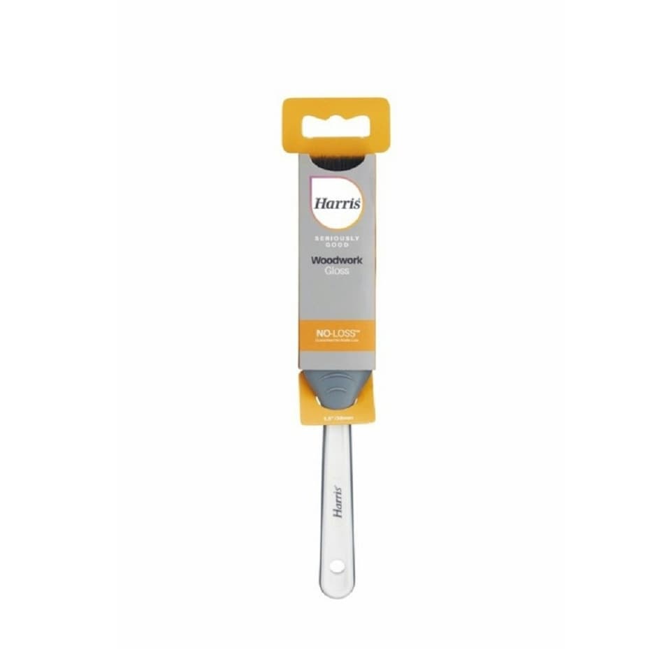 image 1 of Harris Seriously Good Woodwork Gloss Paint Brush - White/Black - 50mm