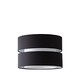 image 1 of ValueLights Sophia Large Black 2 Tier Ceiling Light Shade & Bulb | Black