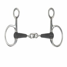 Shires Equikind+ Hanging Cheek Peanut Link Bit Black | Size: 5 Inch
Colour: Black
