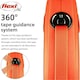 image 4 of Flexi Xtreme Tape Orange & Black Medium 5m Retractable Dog Leash/Lead