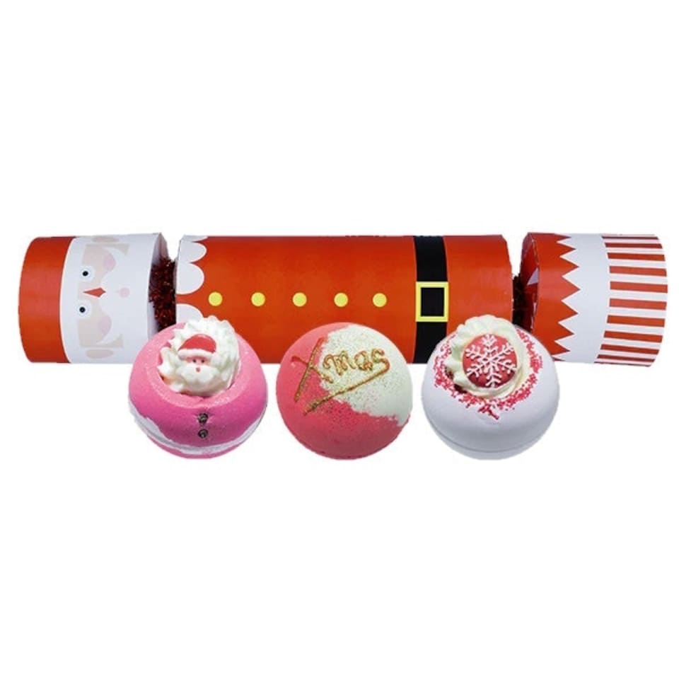 Bomb Cosmetics Festive Father Christmas Bath Bomb Cracker Set