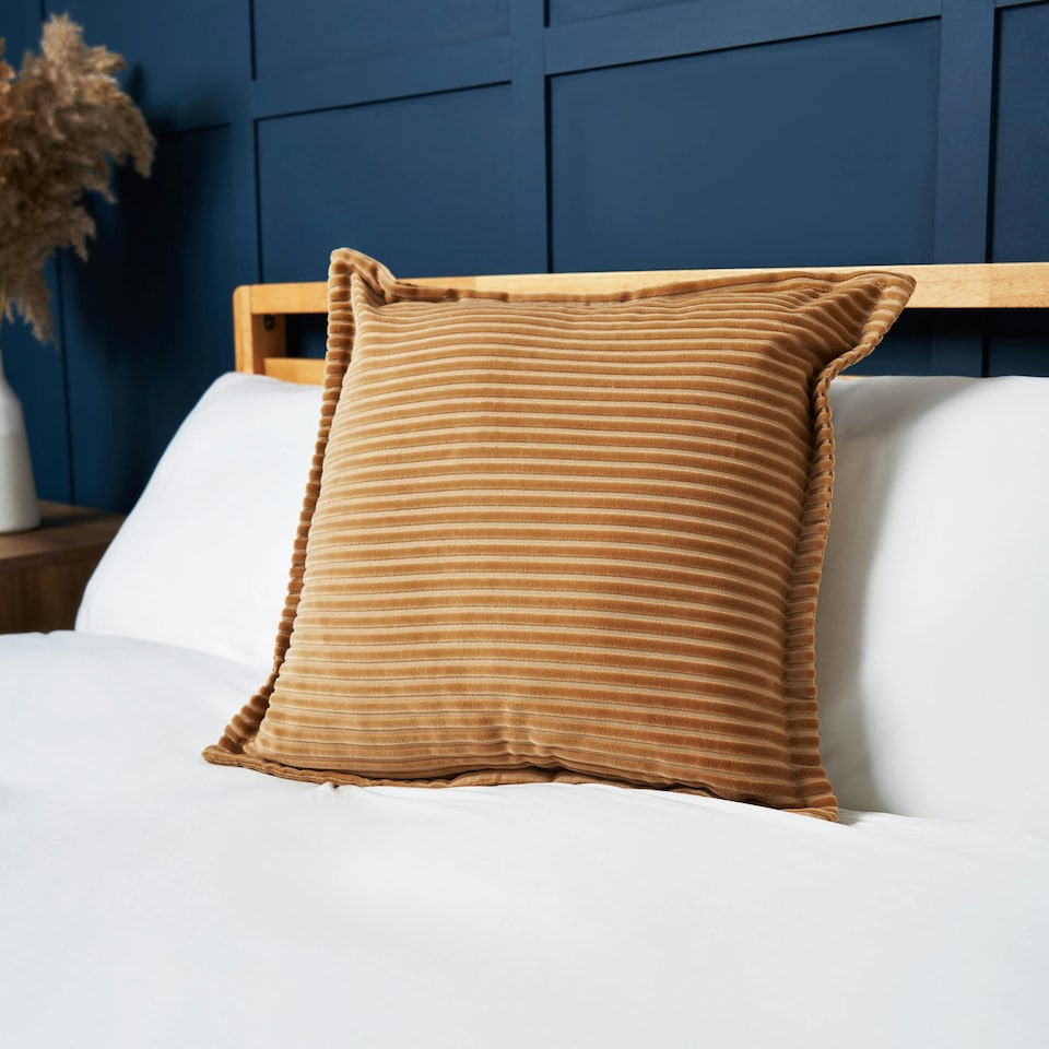 image 1 of BHS Corduroy Cushion, Natural Cream | Natural