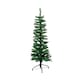 image 9 of 4ft (1.2m) Green Artificial Pencil Christmas Tree With Green Metal Stand and 168 Tips