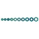 image 3 of Magnetic Socket Inserts for Metric Sockets 10mm - 19mm 10pc 6 + 12 Sided