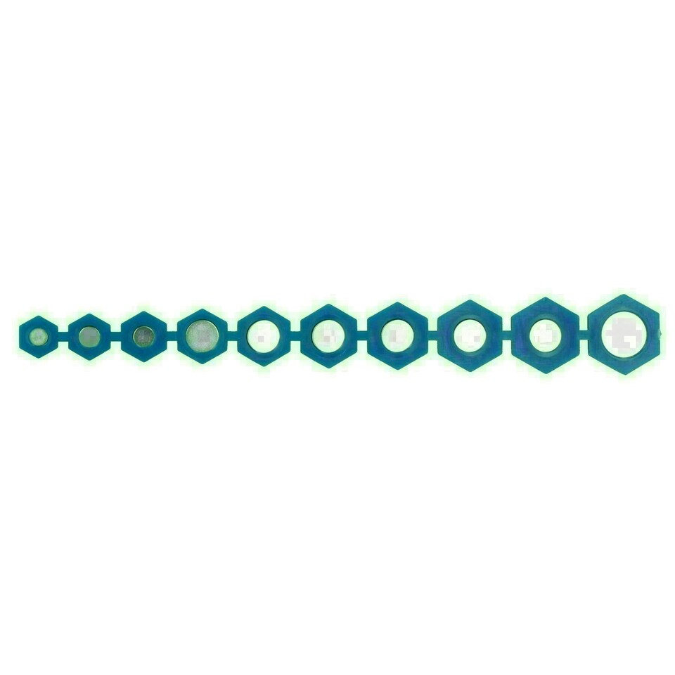 image 1 of Magnetic Socket Inserts for Metric Sockets 10mm - 19mm 10pc 6 + 12 Sided