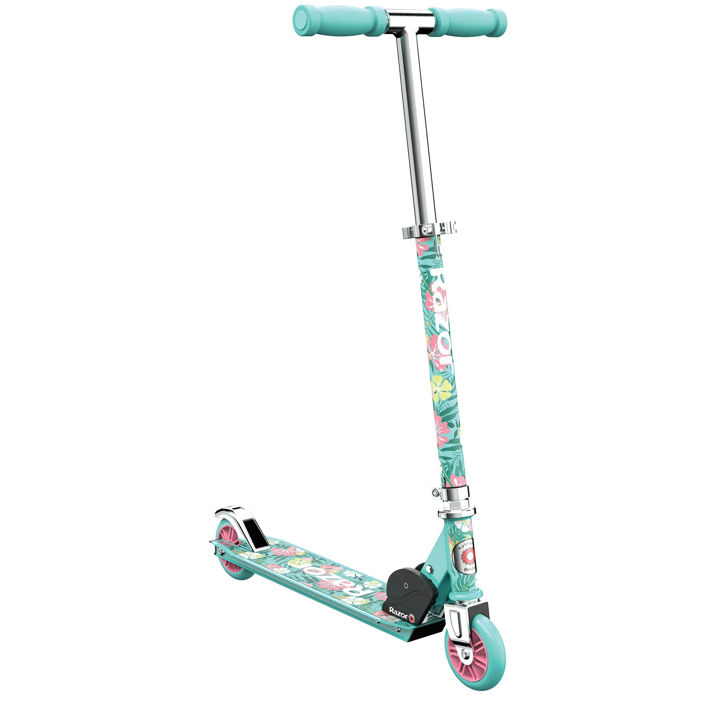 Razor A Kick Scooter, Special Edition Paradise Graphic, Aluminium Folding Scooter for Kids