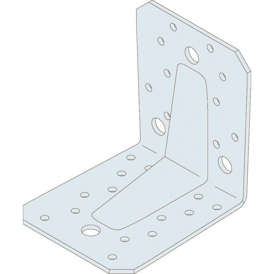 image 1 of Simpson Strong Tie Heavy Duty Angle Bracket - Silver - 60 x 100 x 100mm