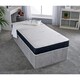 image 3 of Mars Black Border Hybrid Mattress - 17cm Deep, Medium-Soft Feel | Black | Small Single