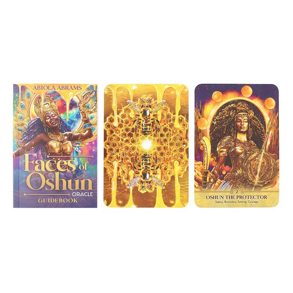 image 1 of Abiola Abrams Faces of Oshun Oracle Cards - Multicoloured - One Size