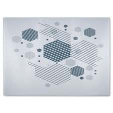 Geometric Graphic 1600S Glass Chopping Board | Multi