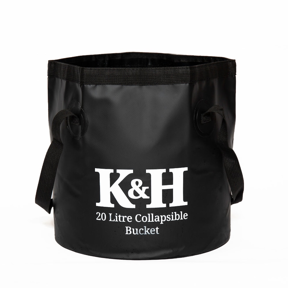 image 1 of Kingsley & Harper Collapsible Car Wash Bucket – 20L PVC, Portable & Durable