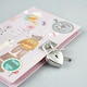 image 2 of Floss & Rock Children's Lockable Secret Diary Notebook -  Woodland Animals