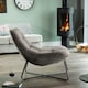 image 3 of Merced Fabric Accent Chair - Dark Grey