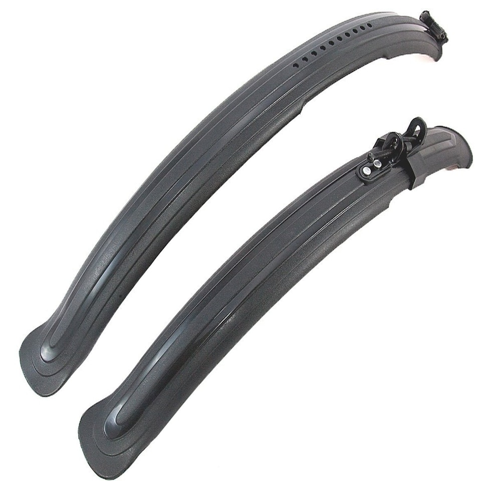 Sport Direct Bicycle/Bike Front & Rear Mudguard Set 26" Black