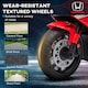 image 3 of HOMCOM Honda Licensed 6V Kids Electric Motorbike Ride On Car for 3-5 Years Red
