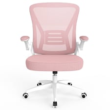 Rattantree Ergonomic Office Chair with Flip Up Armrests & Lumbar Support