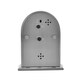 image 4 of Wm.Widdop Arched Silver Aluminium Mantel Clock Silver