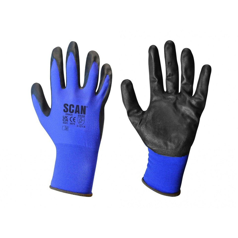 image 1 of Scan Max. Dexterity Nitrile Gloves - Multi Colour - Size 9 Large Multi | Size 9 Large