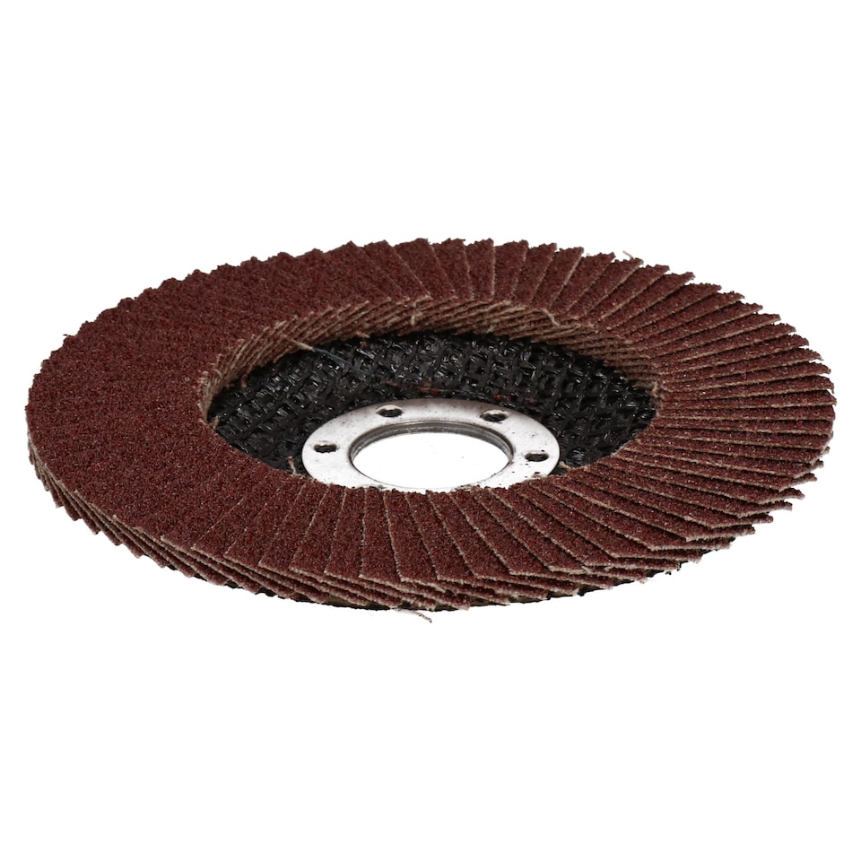 image 1 of 80 Grit Flap Discs Sanding Grinding Rust Removing For 4-1/2" Angle Grinders 1pc