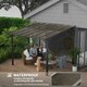 image 4 of 3 x 3(m) Pergola Kit Gazebo with UPF 50+ and Waterproof Polycarbonate Roof