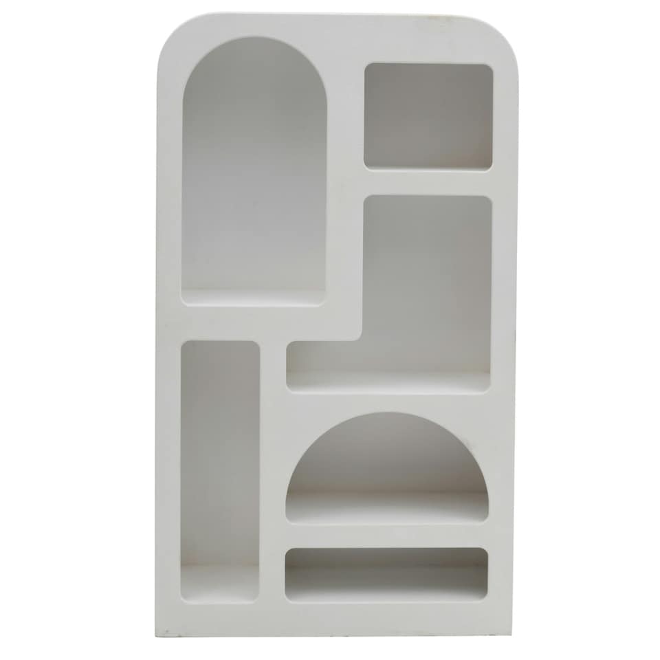 image 1 of Udaipur Tall Geometric Bookcase Brown