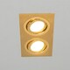 image 3 of BHS Faina 2 Light Adjustable Double Recessed Spotlight | Gold | Brass | 1
