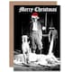 image 1 of Xmas Karloff Baron Berghman Horror Fun Christmas Card