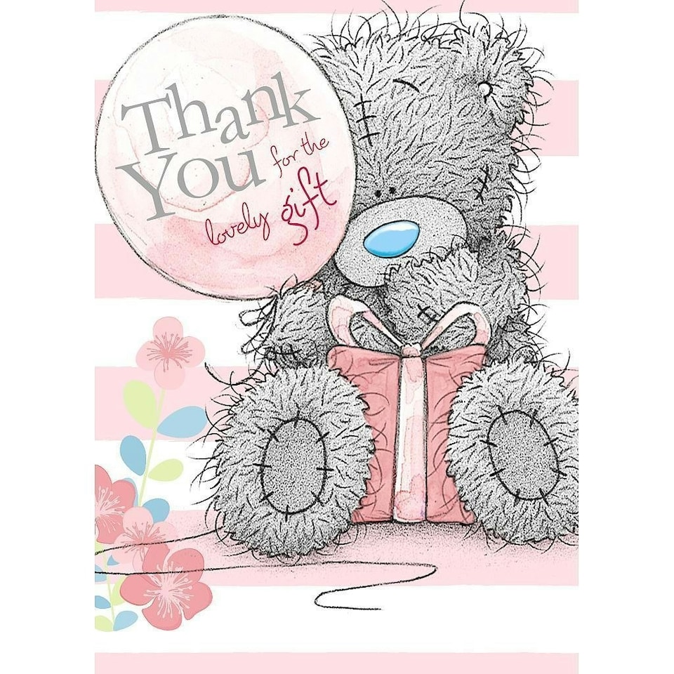 image 1 of Thank You For The Gift Me To You Greetings Card