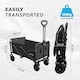 image 2 of 70L Foldable Utility Trolley Garden Home Camping Festivals No Assembly 100kg Load