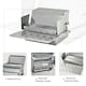 image 4 of PawHut Automatic Chicken Feeder Galvanized Steel Poultry Feeders 11.5KG
