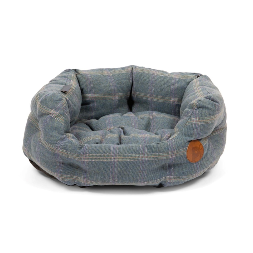 image 1 of PETFACE HEATHER TWEED OVAL PET BED LRG