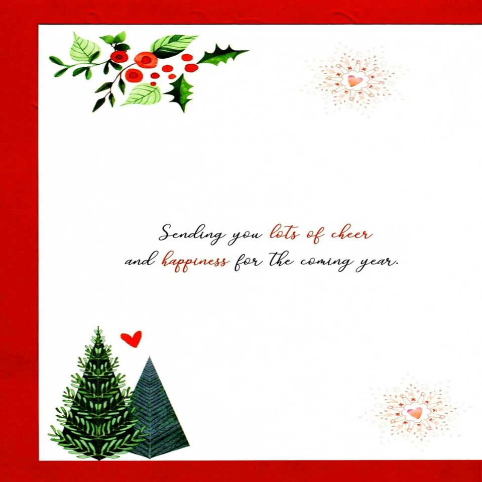 image 1 of Embellished Magnifique Brother & Sister-In-Law Large Christmas Card