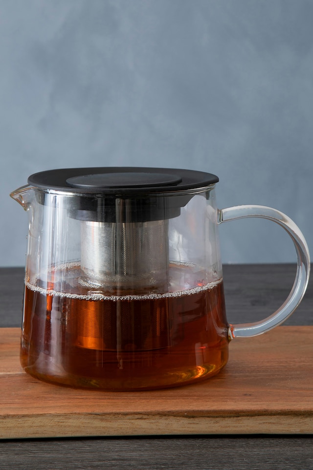 image 1 of Interiors By Premier Efficient 1200Ml Glass Heat Resistant Teapot, Premium Pot For Dining Table, Ergonomic Teapot For Breakfast