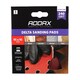 image 2 of Timco - Delta Sanding Pads - 240 Grit - Red (Size 95 x 95mm - 5 Pieces)