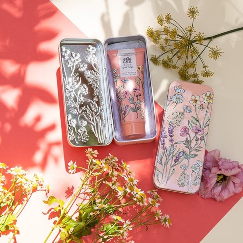image 1 of Heathcote & Ivory In The Garden Hand Cream in Tin 100ml