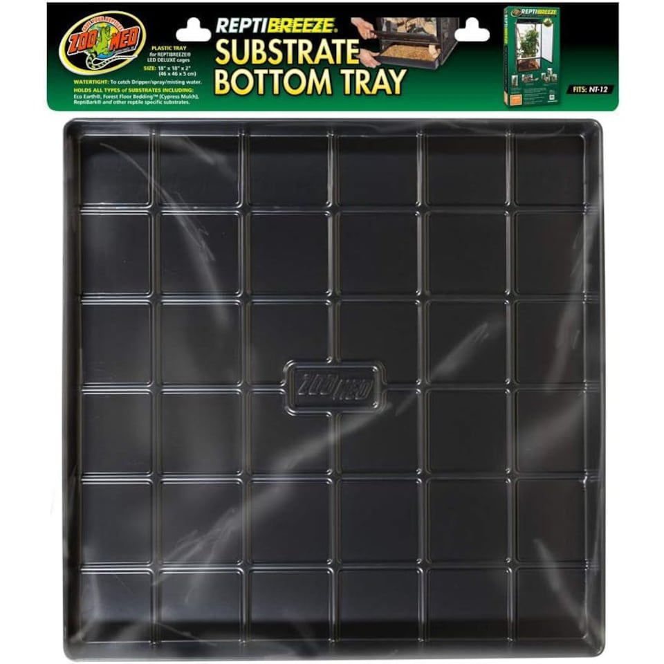 image 1 of ZooMed ReptiBreeze Substrate Bottom Tray Multi
