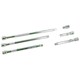 image 3 of 3/8" Drive Straight Socket Extension Bar Set 38mm - 300mm 6pc Set