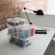 image 2 of SmartStore Different size Storage Box for Home with Clip Lid | Clear | 3.6L