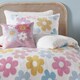 image 2 of Bedlam Retro Flower Duvet Cover Set Multi