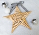 image 1 of St Helens Natural Wicker Christmas Star Willow Decoration