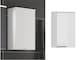 image 7 of Small Bathroom Cabinet Wall Mounted Storage Unit Slim Single Door Cupboard Handleless Narrow White Gloss Spice