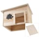 image 4 of GEEZY Hedgehog House Shelter Hibernation Den Wooden Outdoor Garden Box