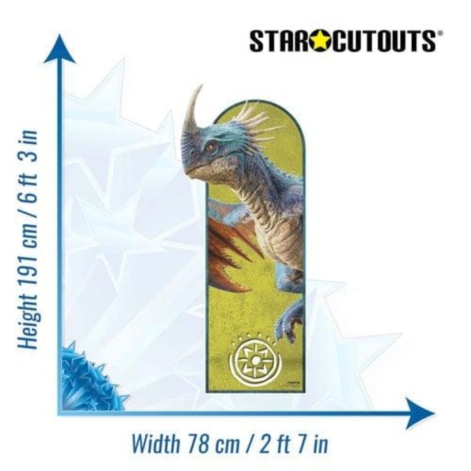 image 1 of Deadly Nadder How To Train Your Dragon Live Action Single Backdrop Cardboard Cutout 191cm