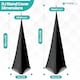 image 2 of Double-Sided Stretch Tripod Speaker DJ Stand Cover - Pack of 1