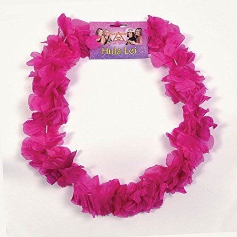 image 1 of Pink Hula Lei Garland (100cm) Hen Party