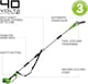 image 2 of Greenworks 40V 20cm Pole Bar including Battery and Charger Green