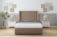 image 1 of Sloomy Rutherford Mink Plush Divan Bed With Mattress No Drawers With 54" Wingback Headboard & 12" Matching Footboard 3' Single | Brown | Mink | Single | 1