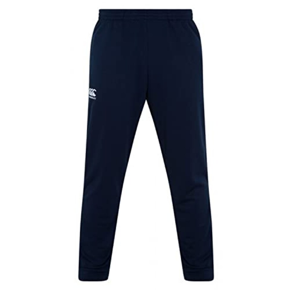image 1 of Canterbury Men's Stretch Tapered Poly Knit Pants, Navy, Small, E512866
