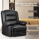 image 2 of Rattantree PU Leather Recliner Chair Manual Reclining Armchair
