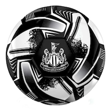 Newcastle United FC Turbine Print Football - Black/White - 5 | Black